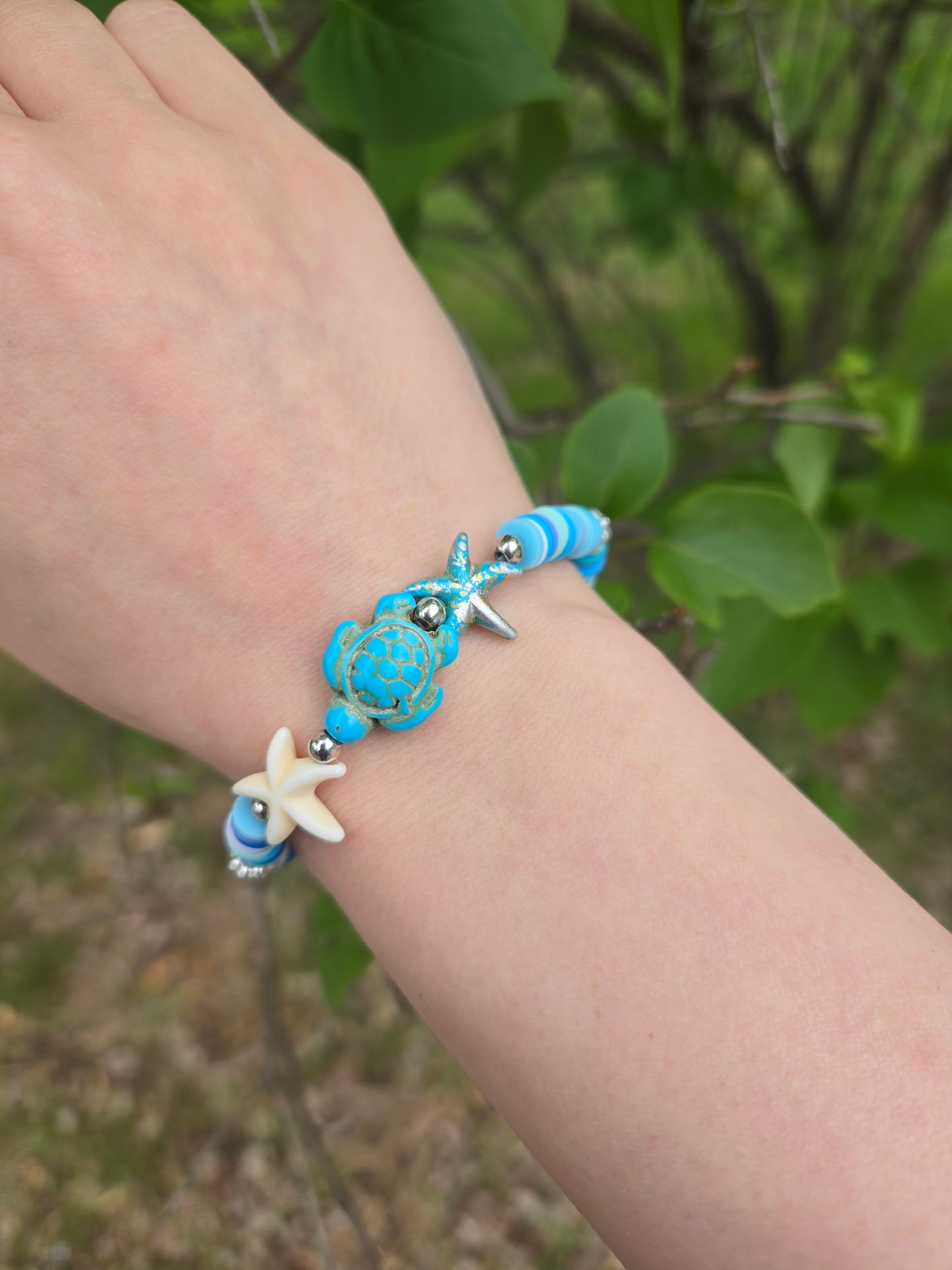 Salty blue bracelet