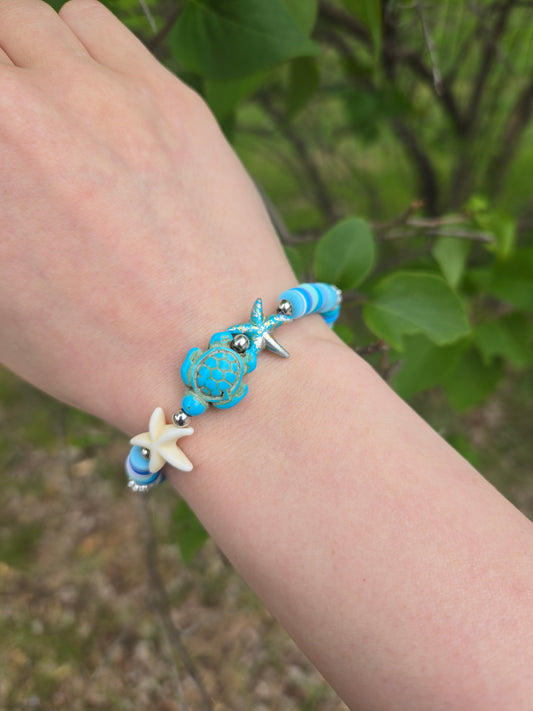 Salty blue bracelet