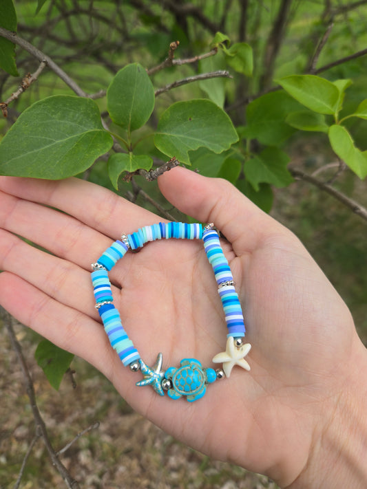 Salty blue bracelet