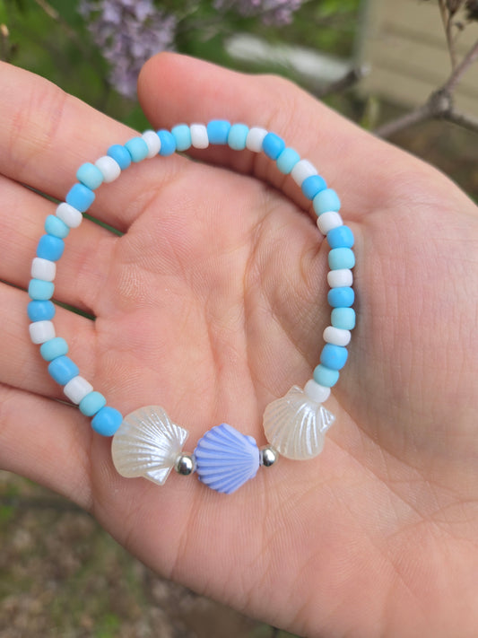 Glacier coast seashell bracelet